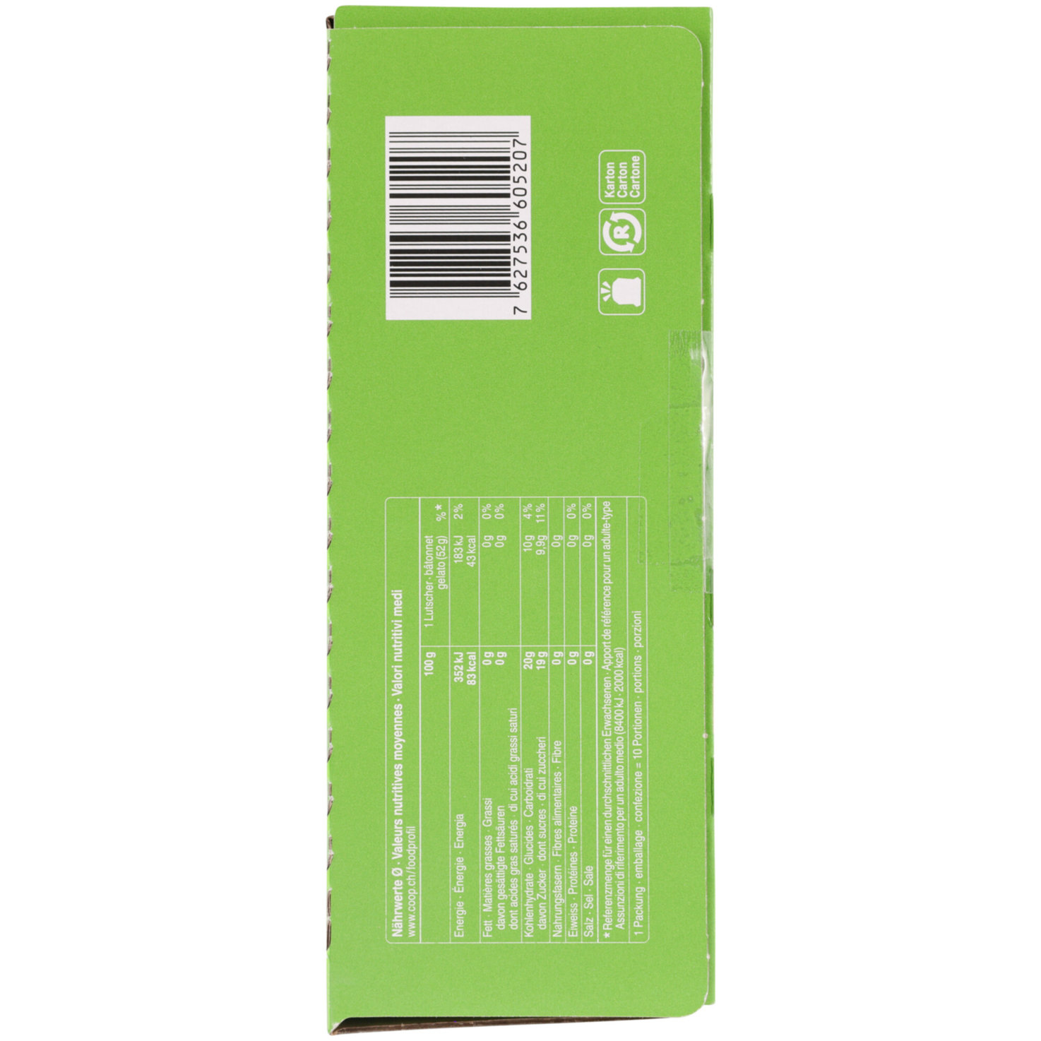 Ice Pop Mate Lemon Geschmack 10x50ml