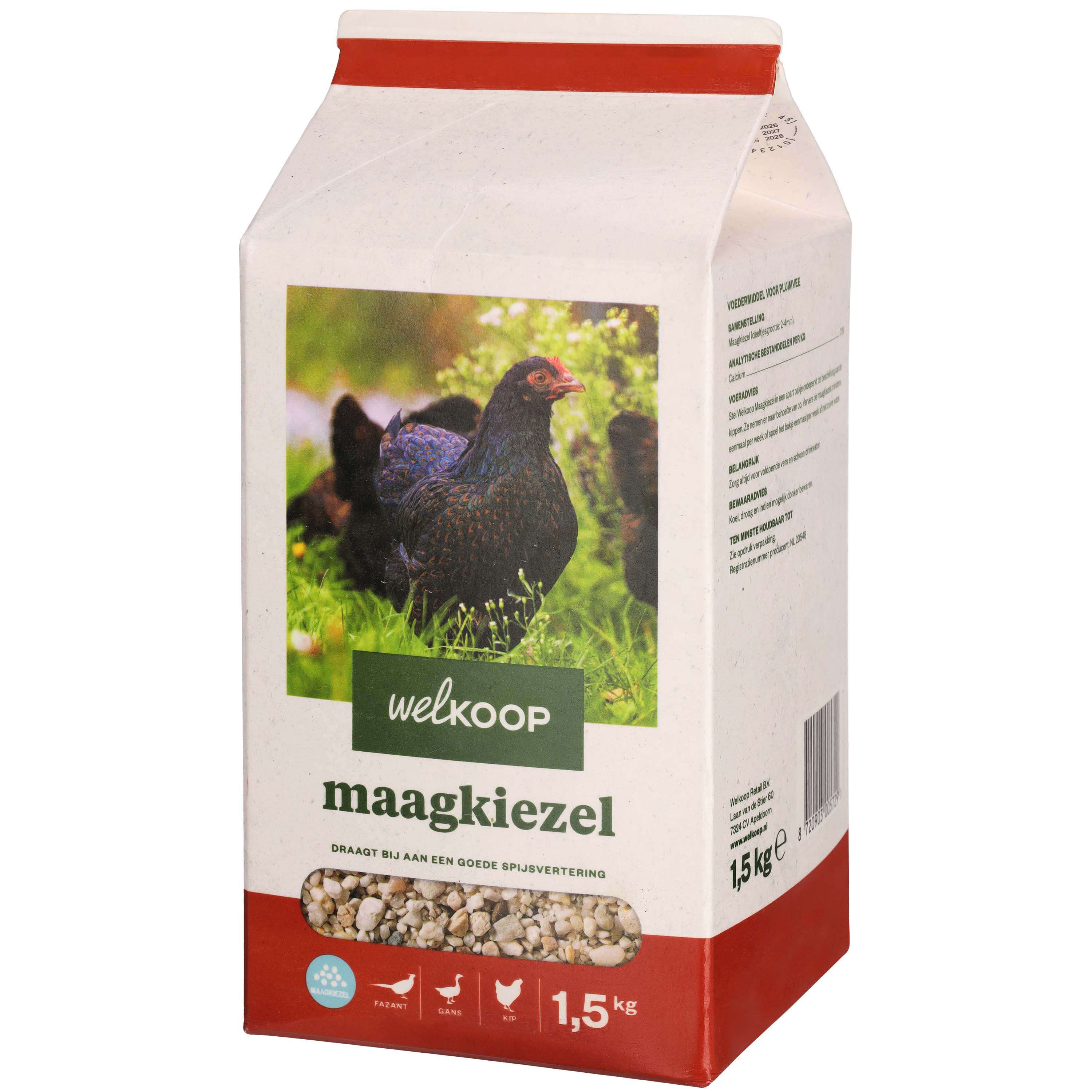 Welkoop Maagkiezel - Kippen Supplement - 1.5 Kilogram