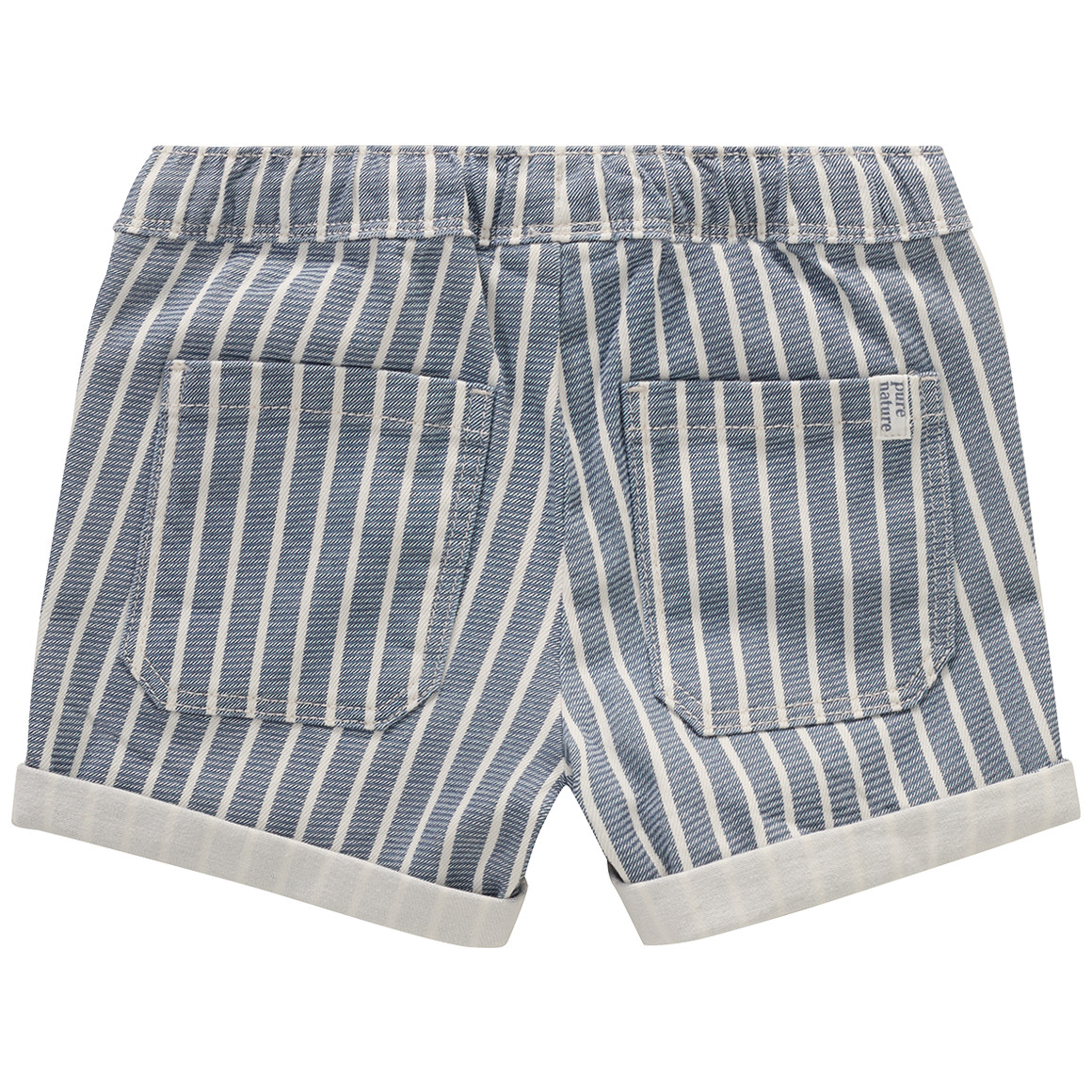 Topolino Pure Collection Jungen Shorts aus Bio-Baumwolle blau / weiss