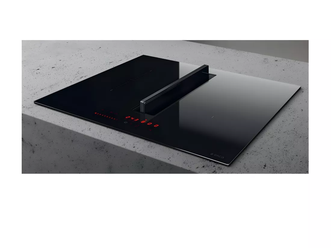 Elica Table de cuisson aspirante induction 60cm 4 feux 7500w noir - PRF0167053