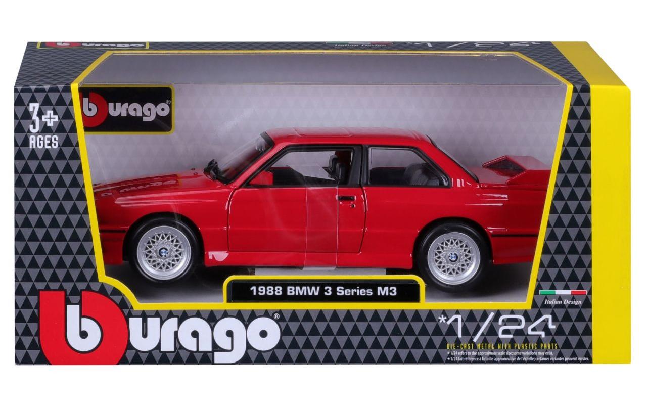 BMW M3 (E30) 1988 Rot 1:24Sammlermodell im Massstab 1:24