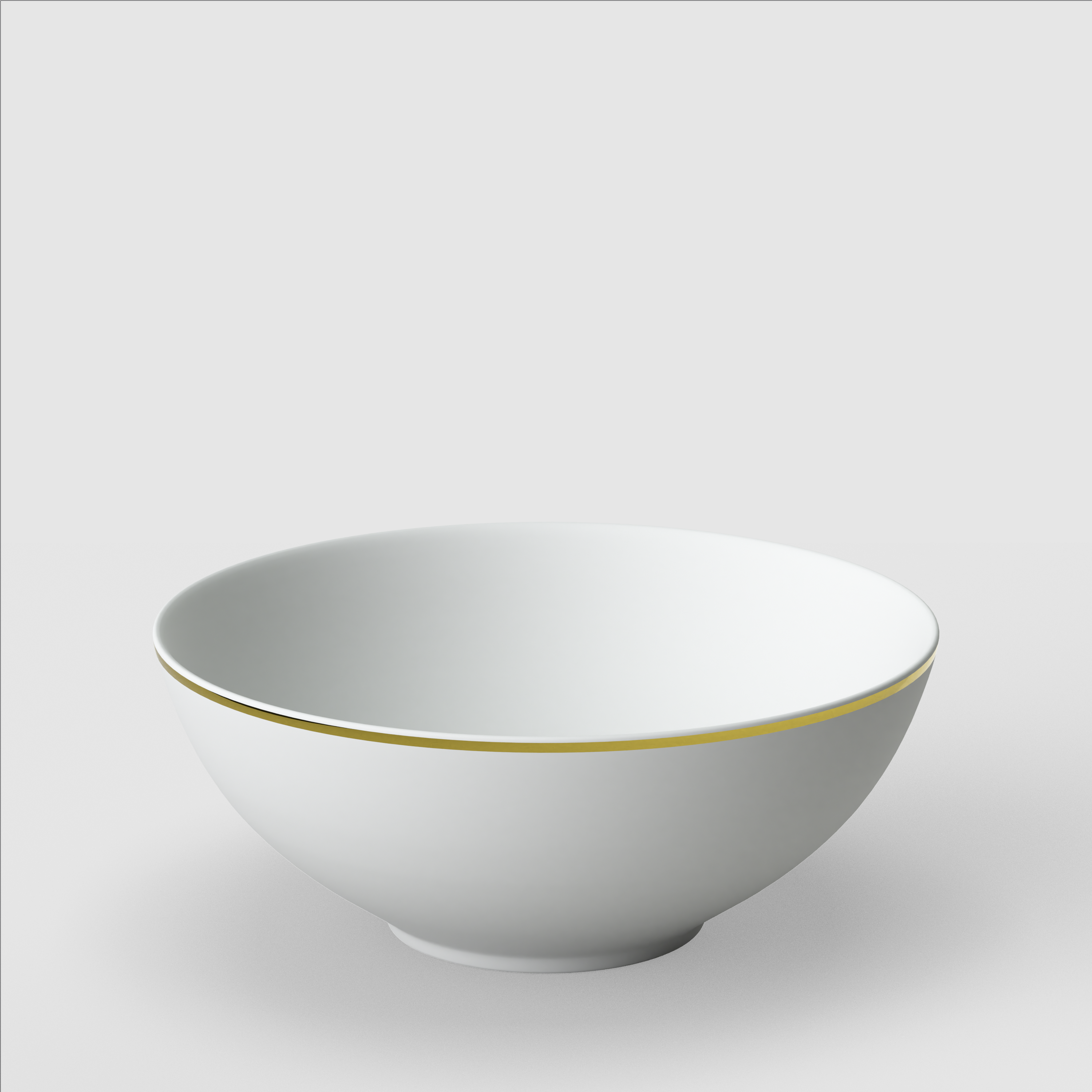 MetroChic Dessert bowl Multi-colored, 13.6 oz, Premium Bone Porcelain