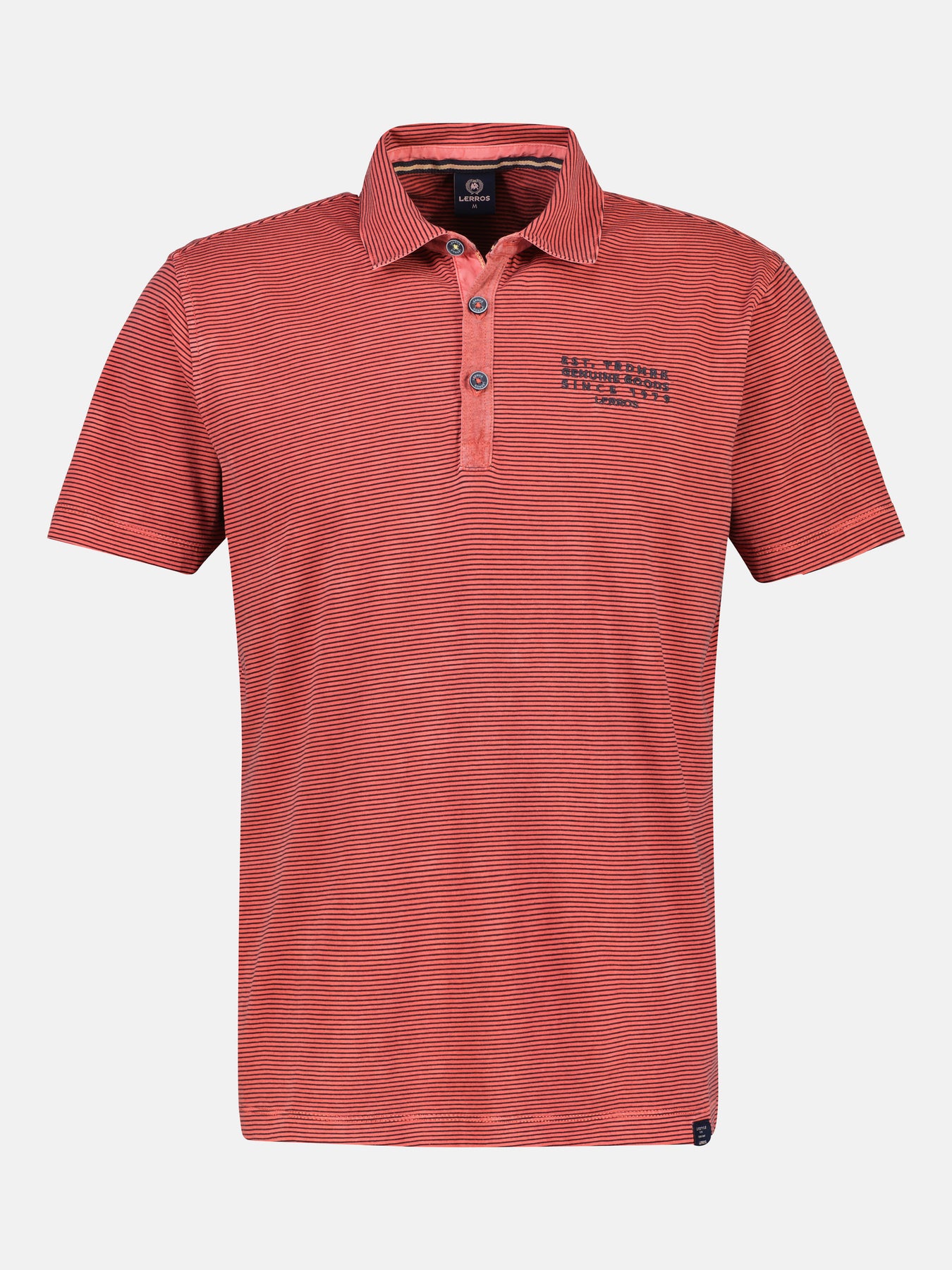 Poloshirt in Finelineroptik