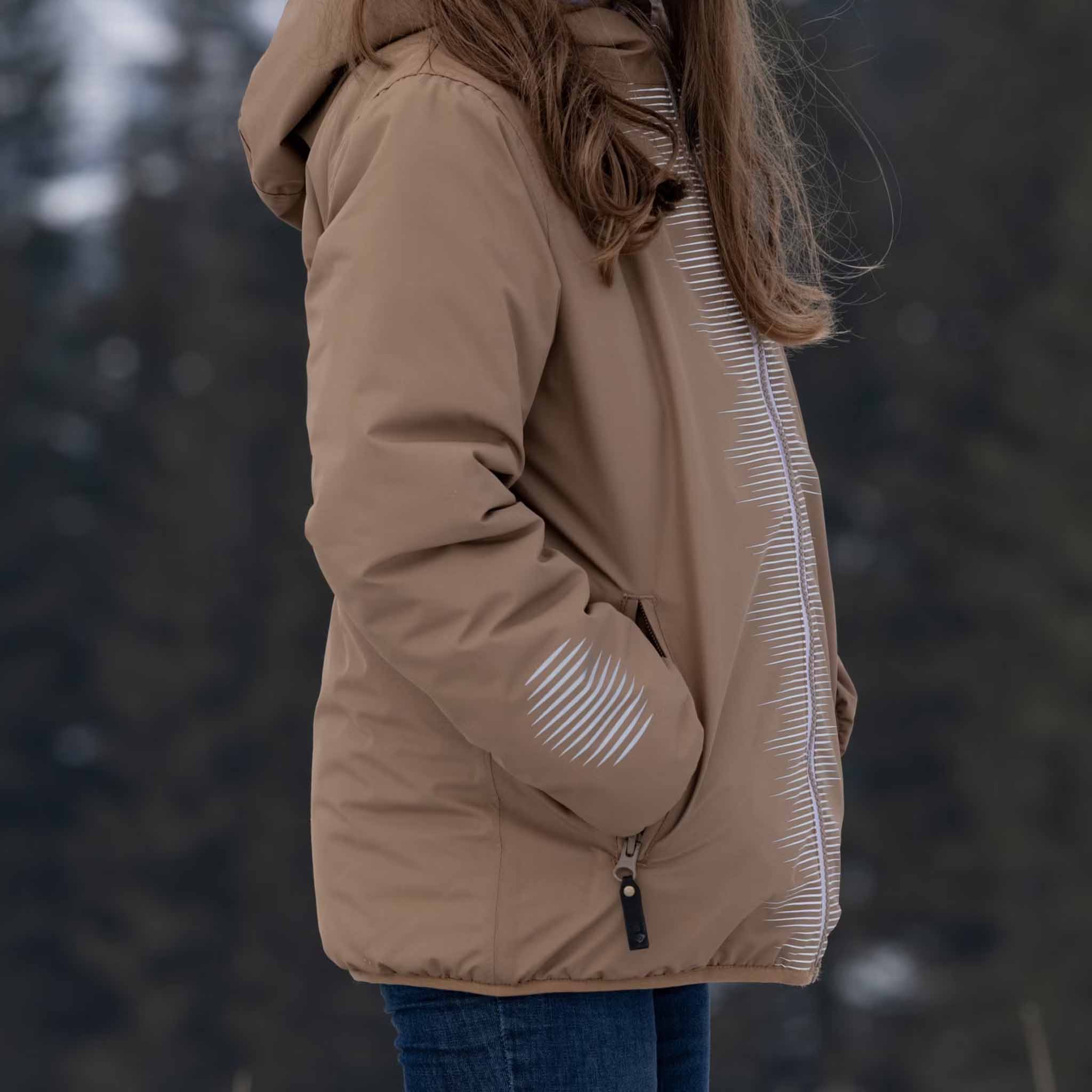 Kinder Winterjacke Blaze Shitake