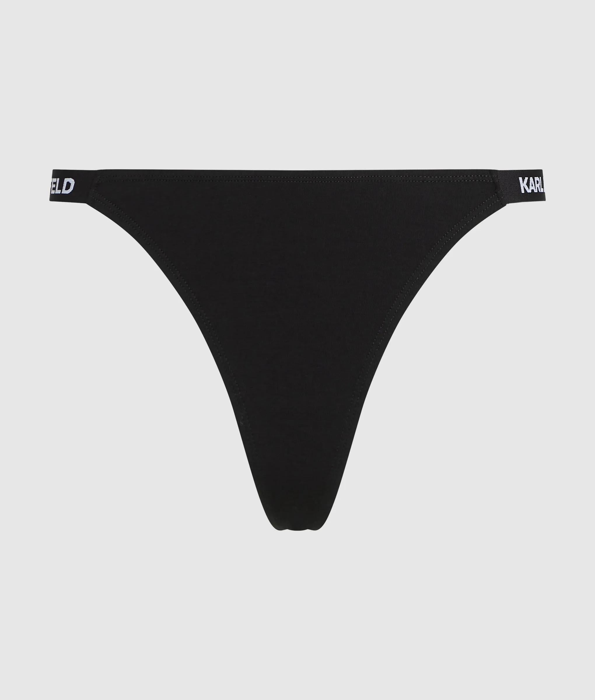 String met hoge taille en logo