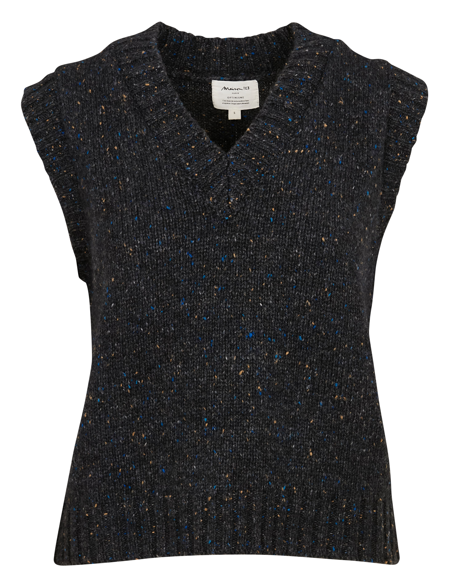 CYBILLE - Pull sans manches| Gris