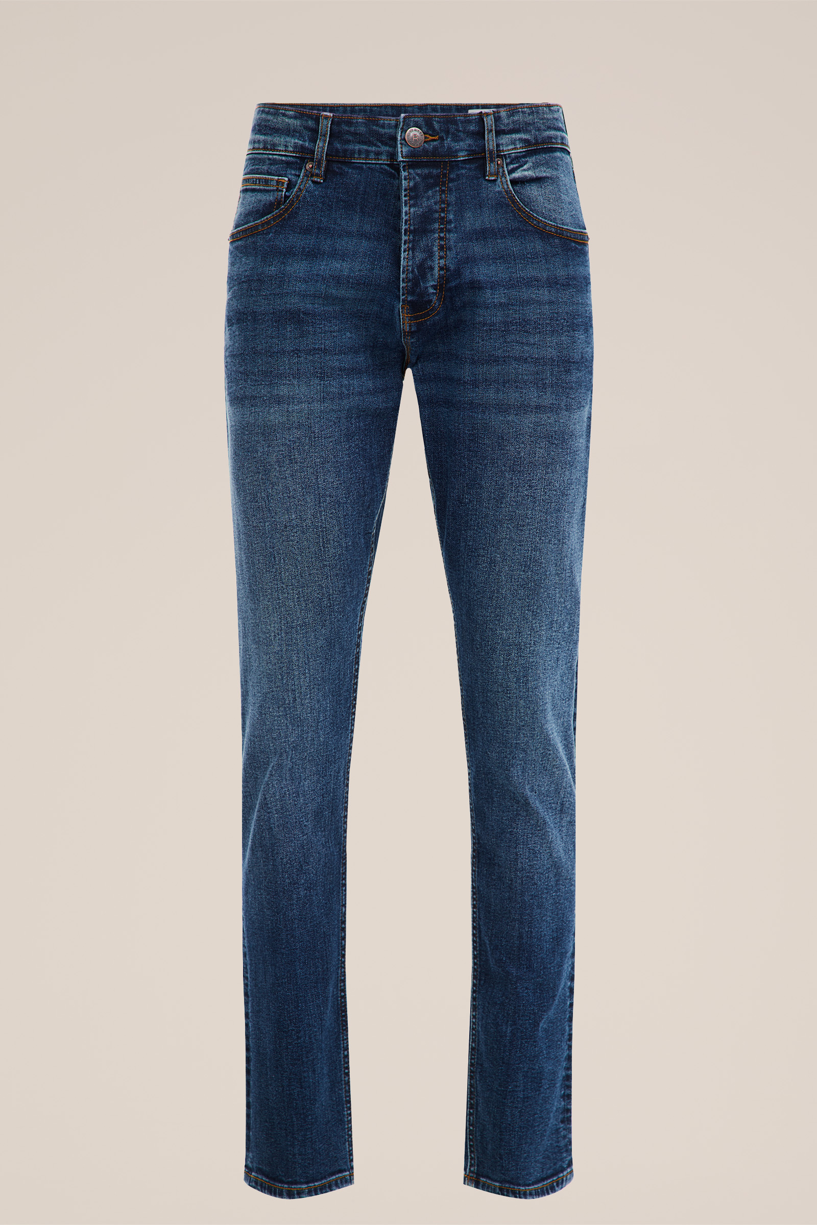 slim fit jeans met medium stretch Blue Ridge Blauw