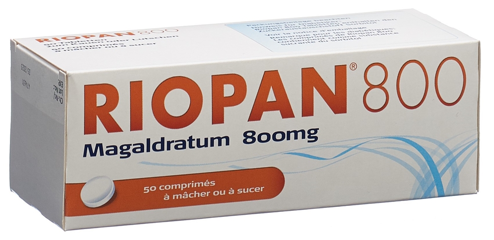 RIOPAN Tabl 800 mg Blist 50 Stk