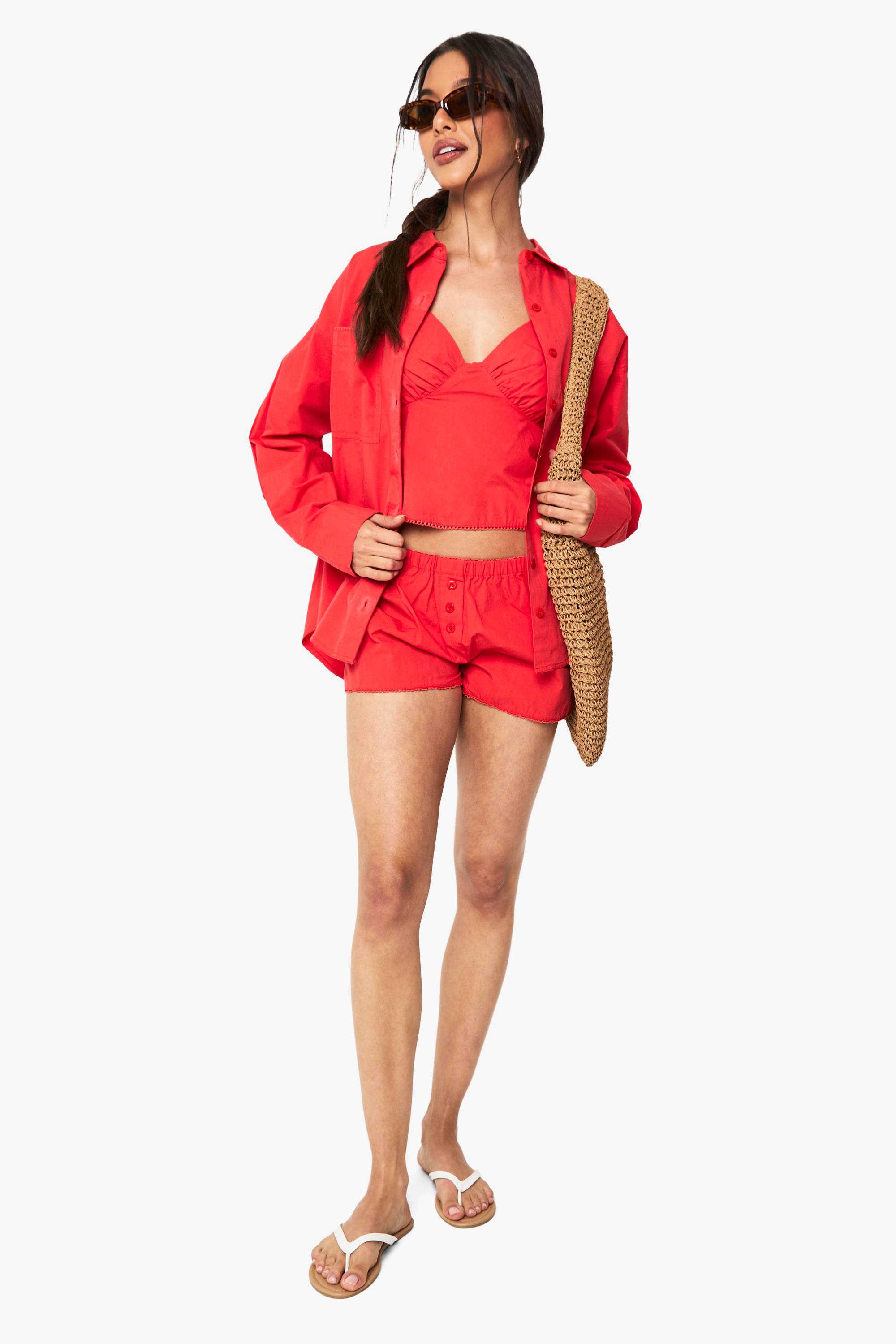 boohoo Chemise oversize avec détail de poche