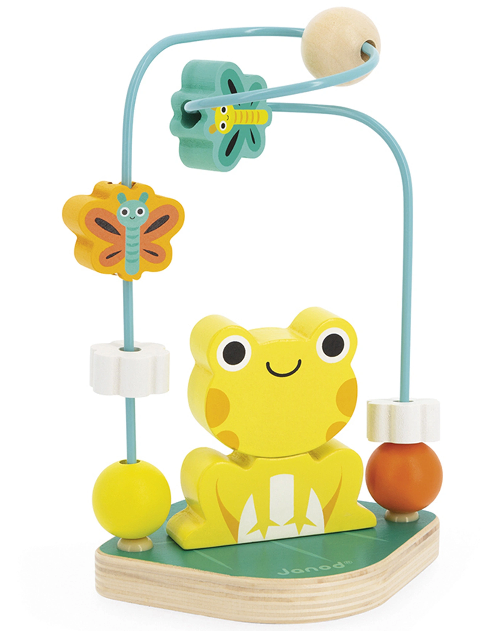 Motorikschleife TROPIK -  FROSCH in bunt