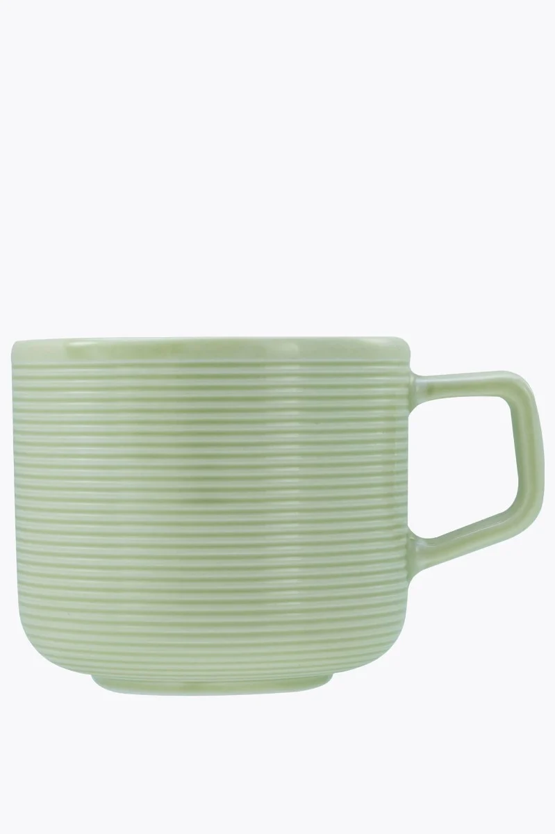 CreaTable Session Cappuccinotasse Salbei mit Untertasse