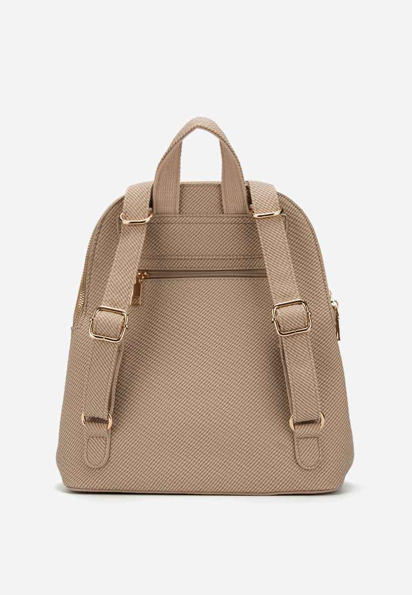 Sac à dos pour femme beige Akaria V2