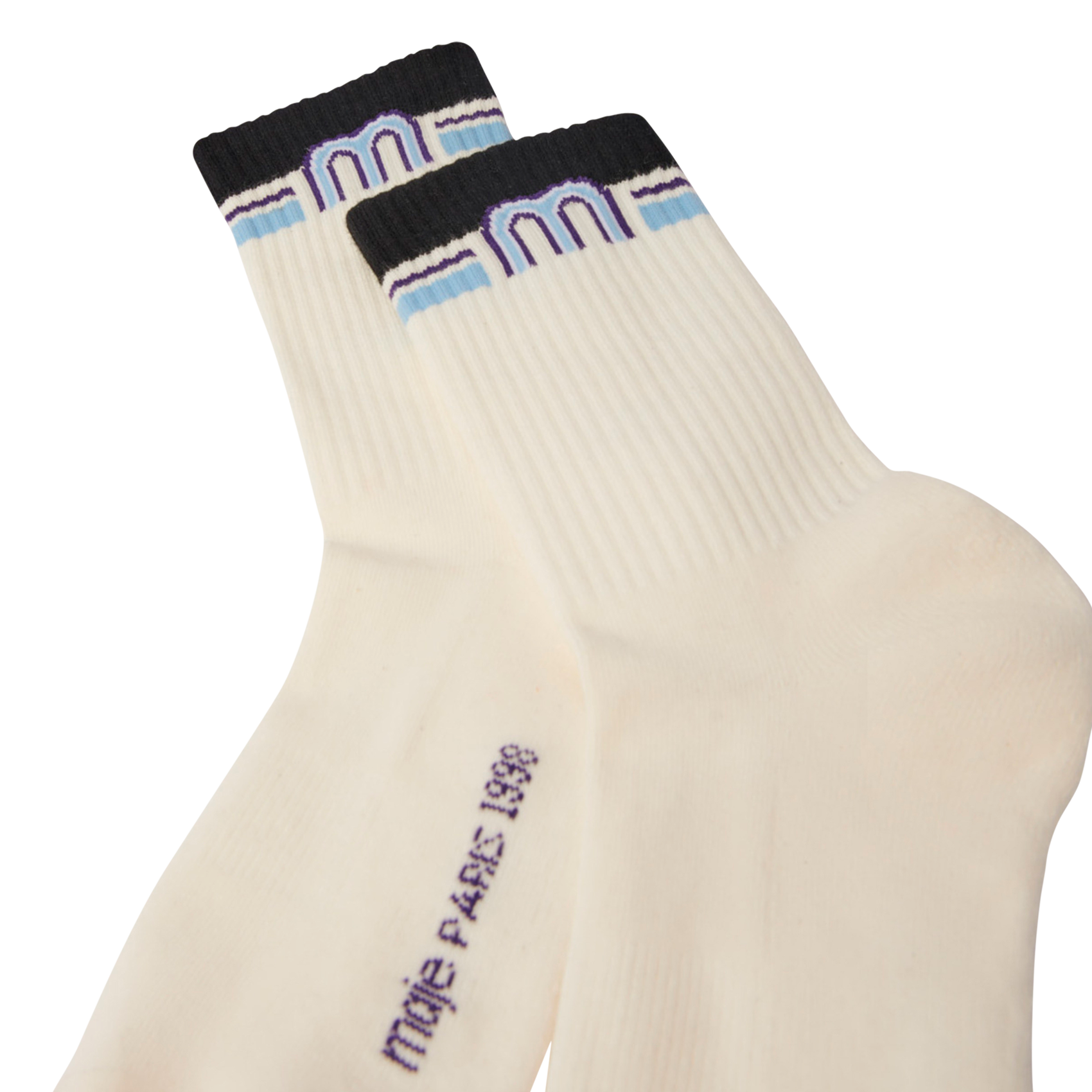 Chaussettes hautes en coton mélangé | Multicolore