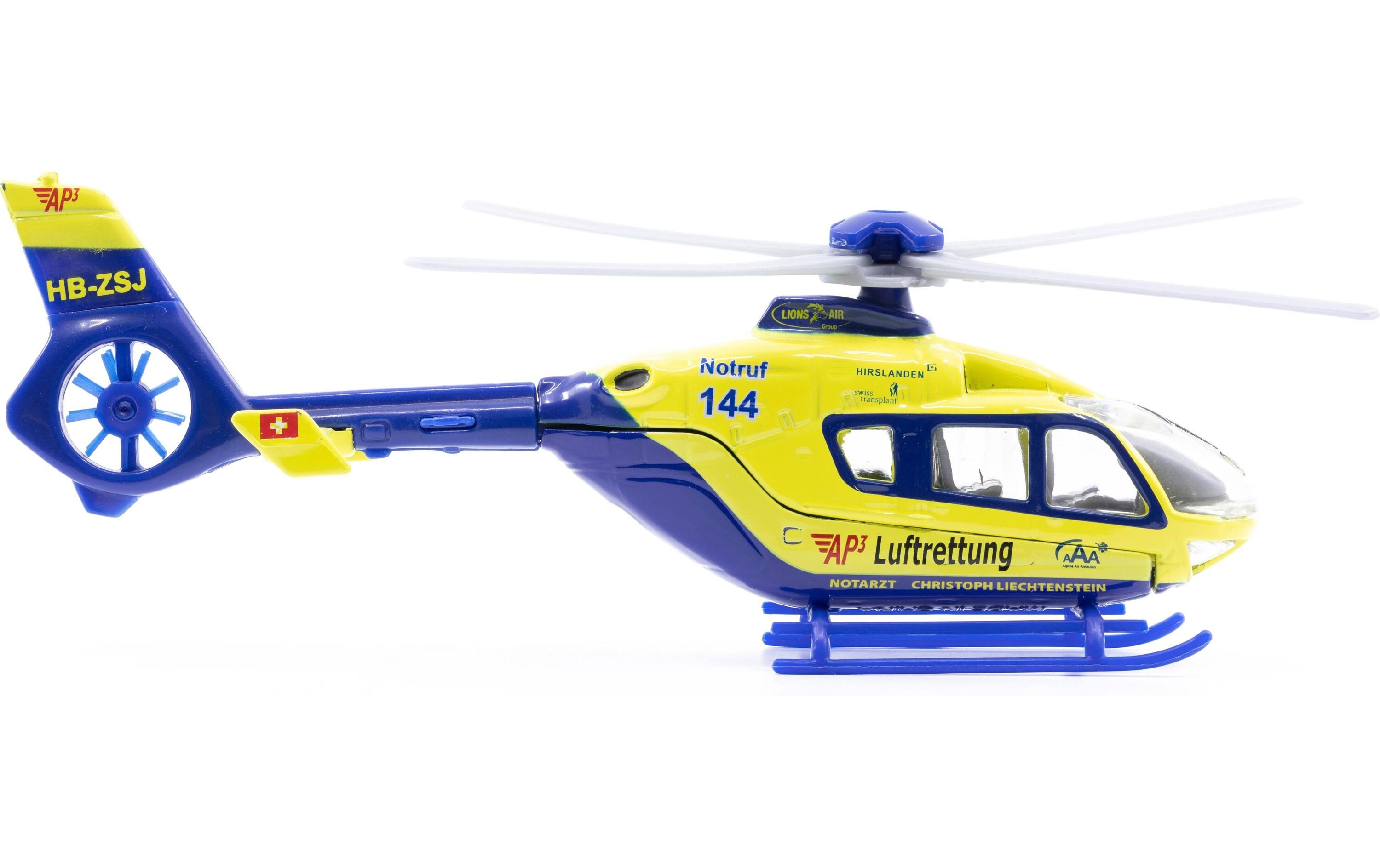 Toy EC-135 Alpine Air Ambulance Heli 1:72Kompakter ferngesteuerter Hubschrauber
