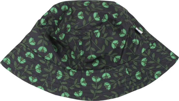 Danefæ Bucket Rain Hat Black/khaki fleur