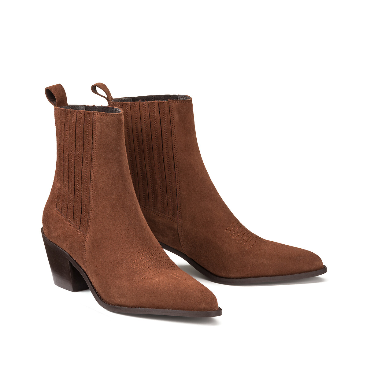 COLEÇÕES LA REDOUTE<br>Botim de camurça, Assinatura DORIANE