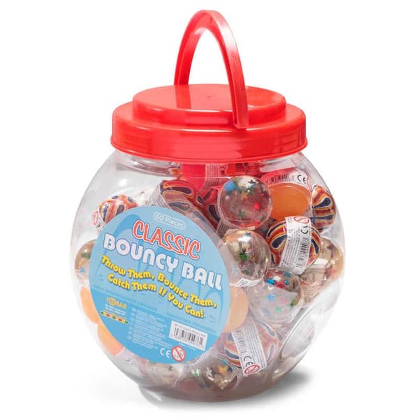 4-Pak - Sprettballer / Gummiballer – 3,5 cm