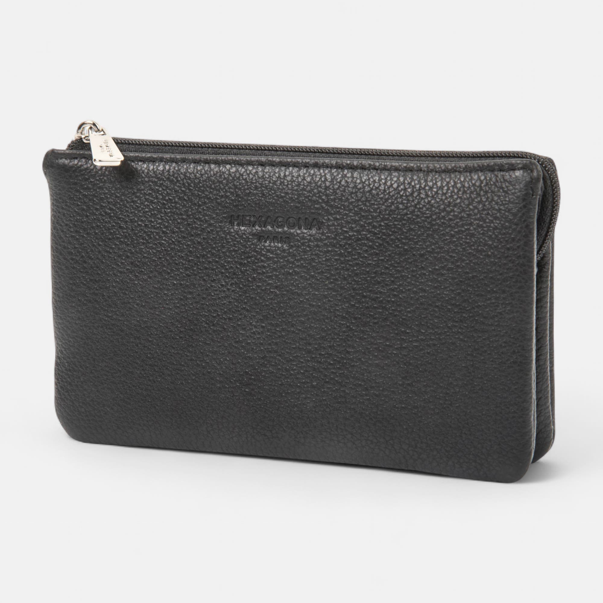 Petite maroquinerie en cuir noir