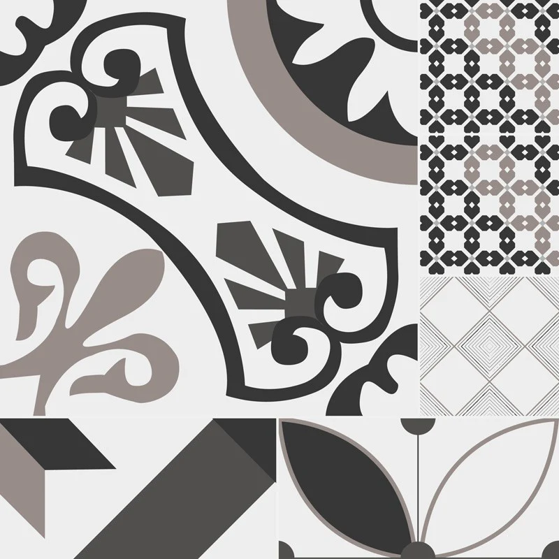Crédence cuisine Fond de hotte ALU L 60xH 70cm - NAPLES TAUPE 99deco