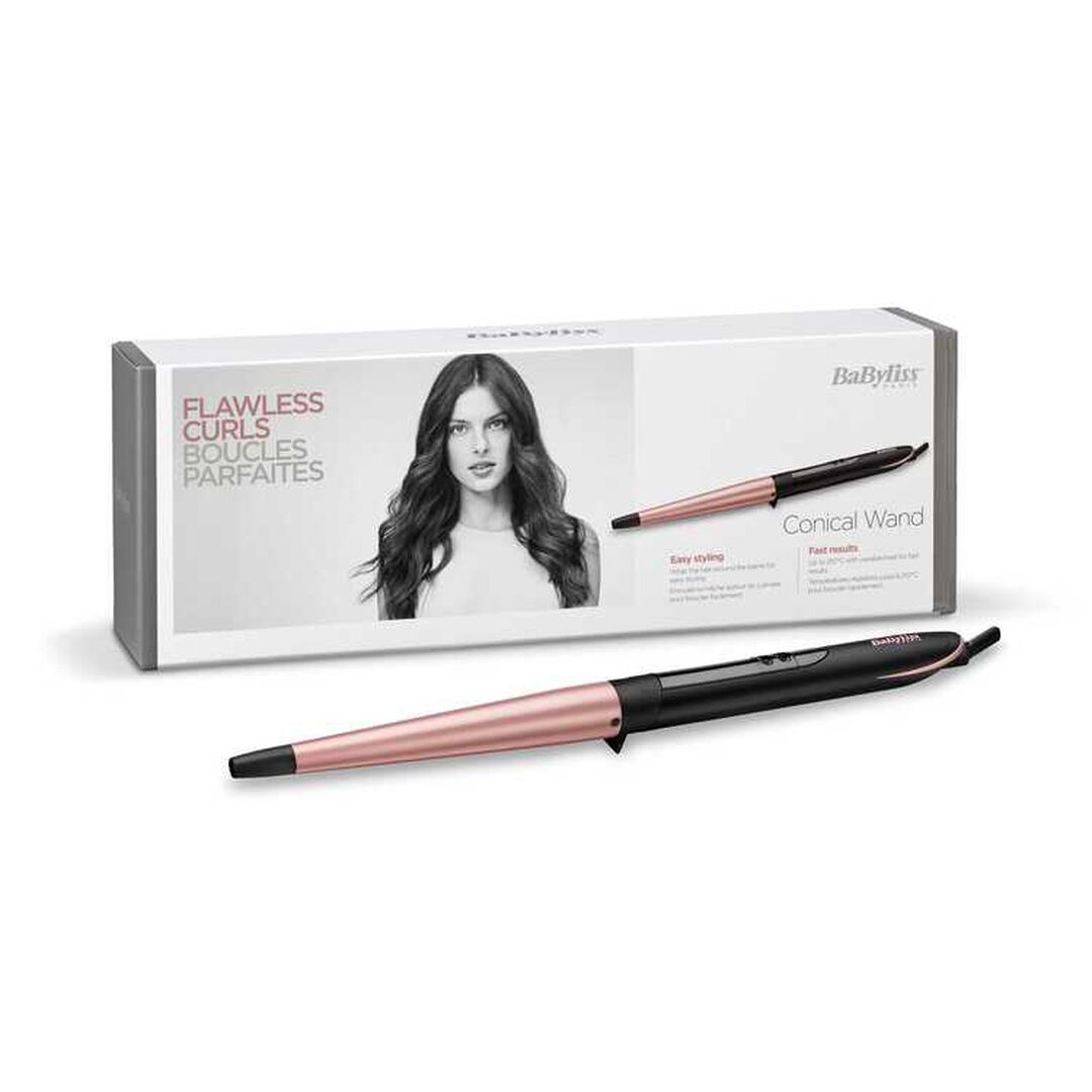 BABYLISS BABYLISS ACESSORIOS Modelador de Cabelo Cónico Rose Quartz - 1un