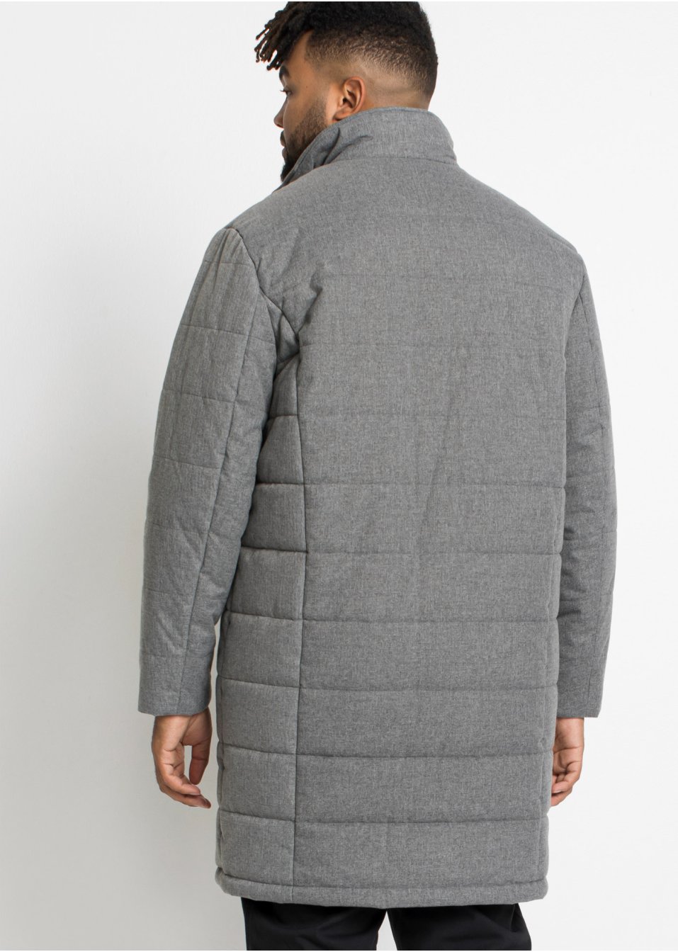 Manteau court avec empiècement coupe-vent