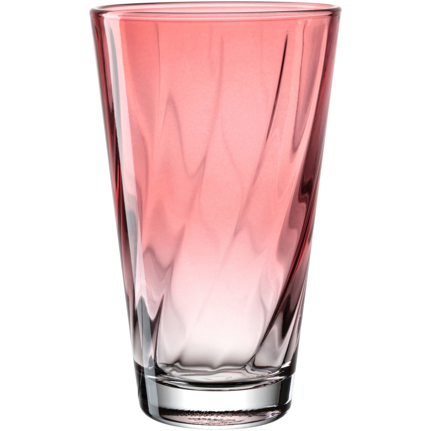 LEONARDO Trinkglas TWIST 6er Set 300 ml rot
