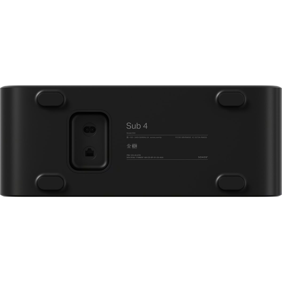 Sonos Sub 4 trådløs subwoofer (sort)