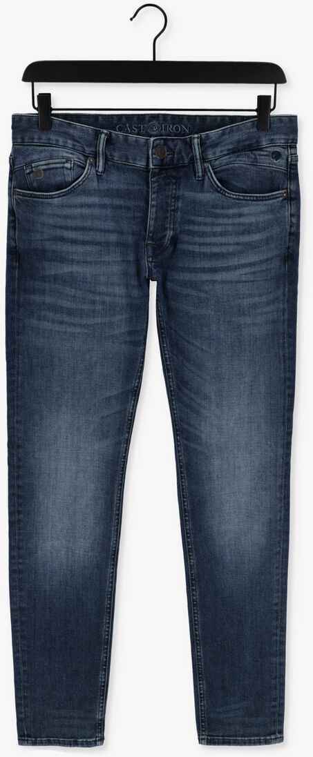 CAST IRON blauwe cast iron slim fit jeans riser slim all time blue