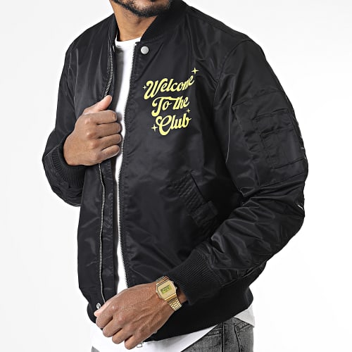 Veste Bomber T8828 Noir
