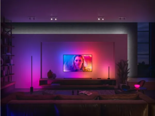 Philips Hue White and Color Ambiance Compact Gradient Play - Lysbarre - LED - rør - sort
