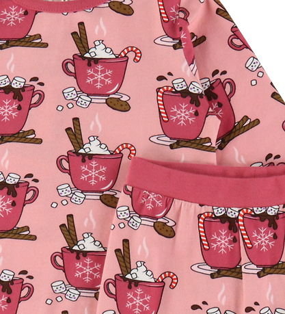 Sm?folk Natt?j - 2-delt - Bridal Rose m. Varm Chokolade