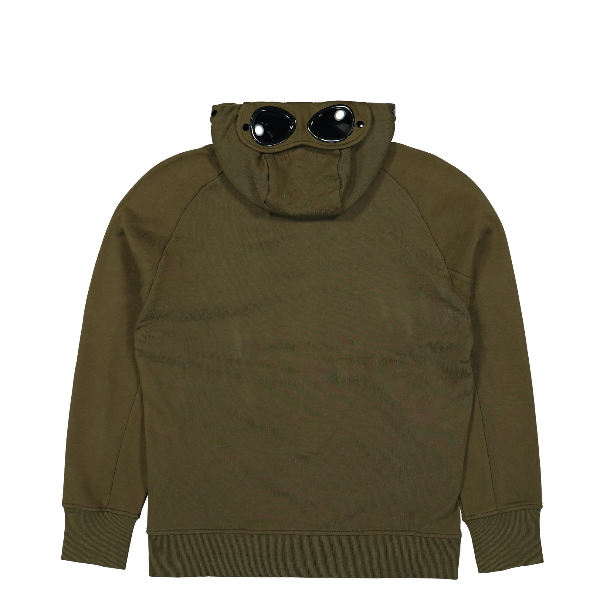 C.P. Company<br>Diagonal Raised Fleece Goggle Zipped Hooded Sweatshirt
