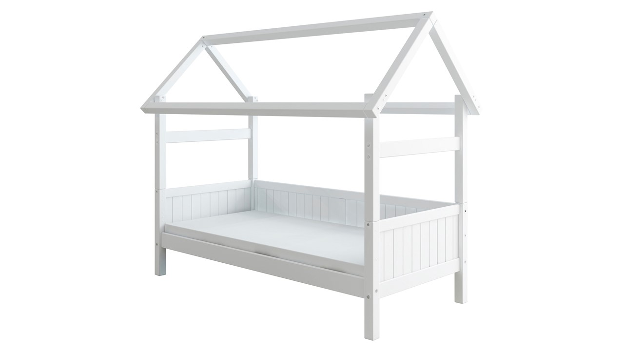 Bedbank Puck met dakframe wit