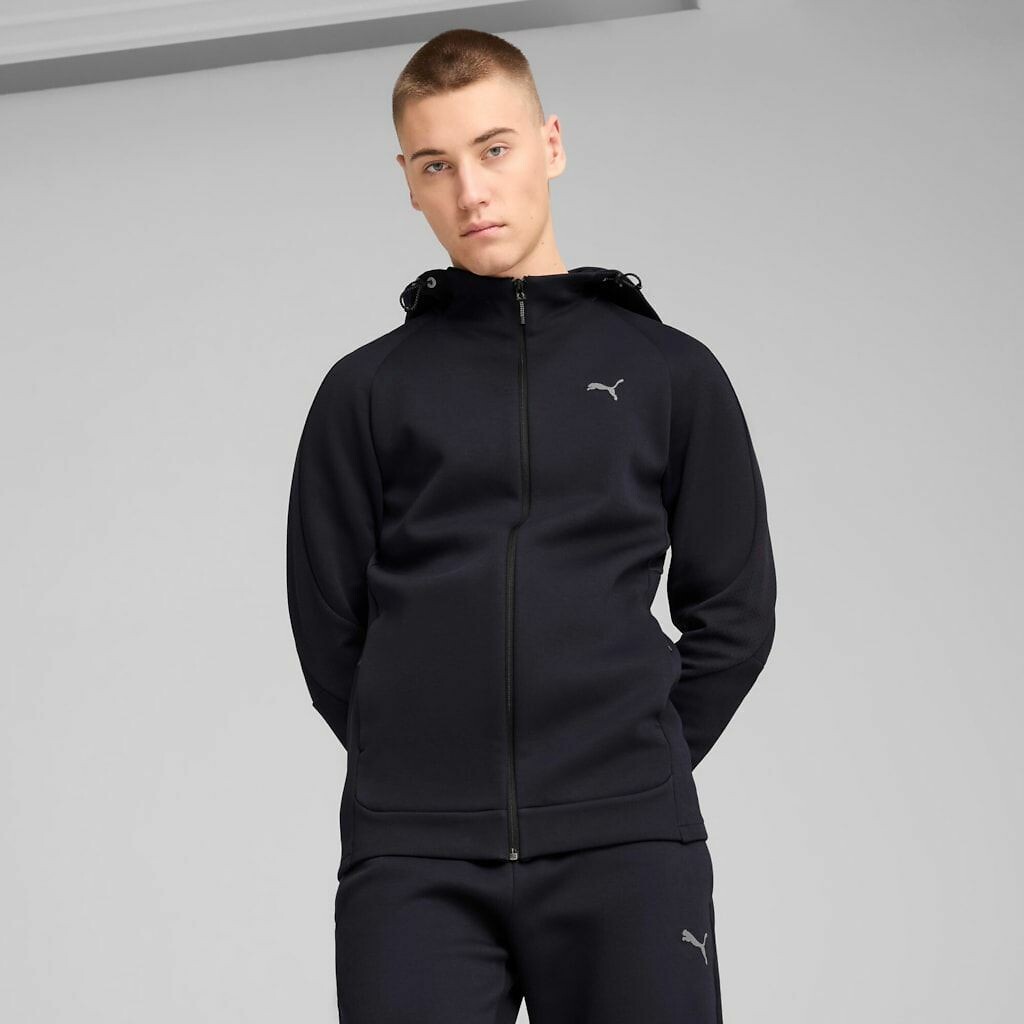PUMA<br>Moletom com zíper Evostripe