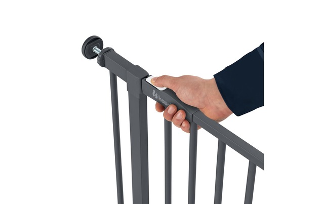 Hauck Türschutzgitter »Clear Step 2 Dark Grey«