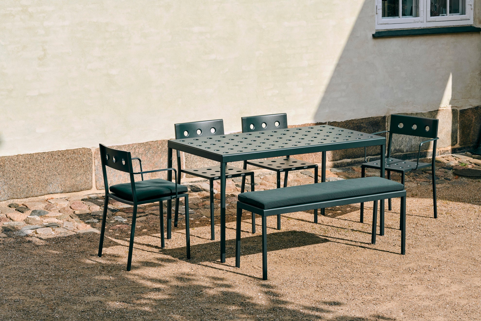 HAY  Balcony havebord, L190 cm. - Dark Forrest