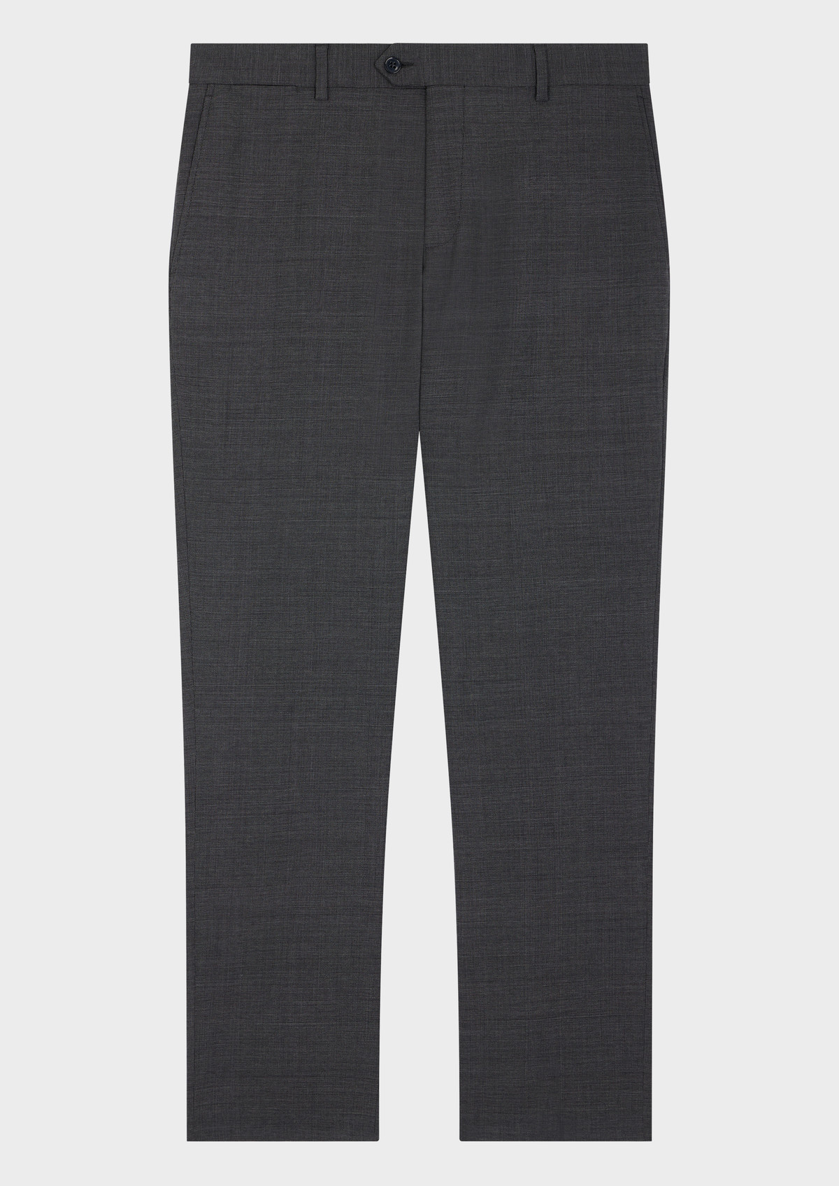 Pantalon coordonnable Regular en laine grise Prince de Galles