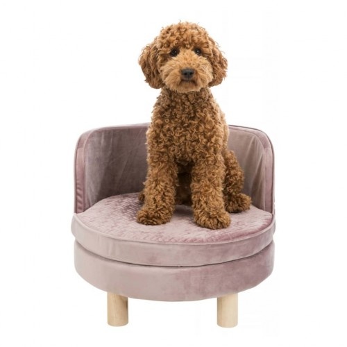 Sofá Livia para cães, rosa