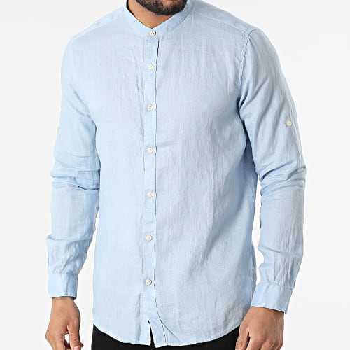Chemise A Manches Longues 7632 Bleu Clair