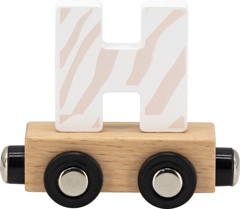 Tryco - Houten Gekleurde Lettertrein - Letter H