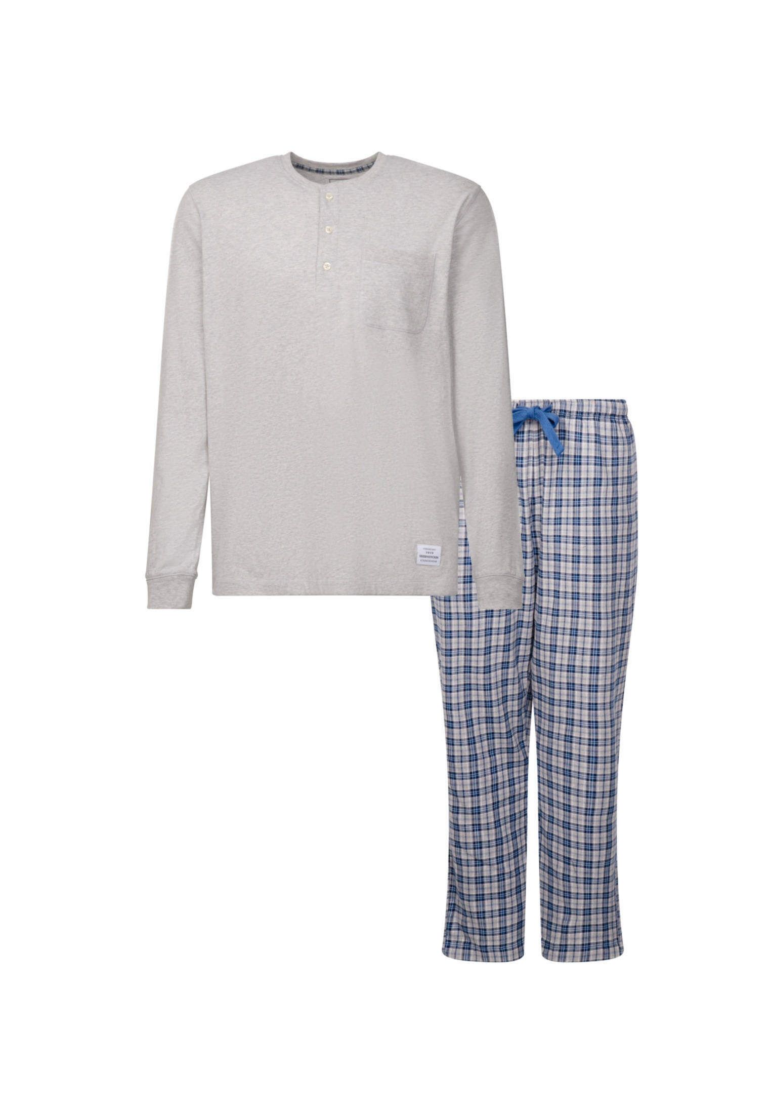 Seidensticker| Herren Pyjama Schwarze Rose