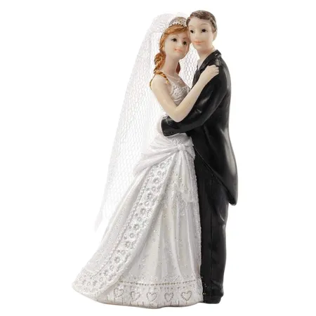 hobbyfun Hochzeitspaar II, ca. 10,5 cm mit Schleier