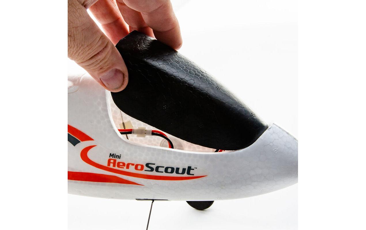 Flugzeug Mini Aeroscout RTF<br>Anfänger Modellflugzeug Komplettset im kompakten Format
