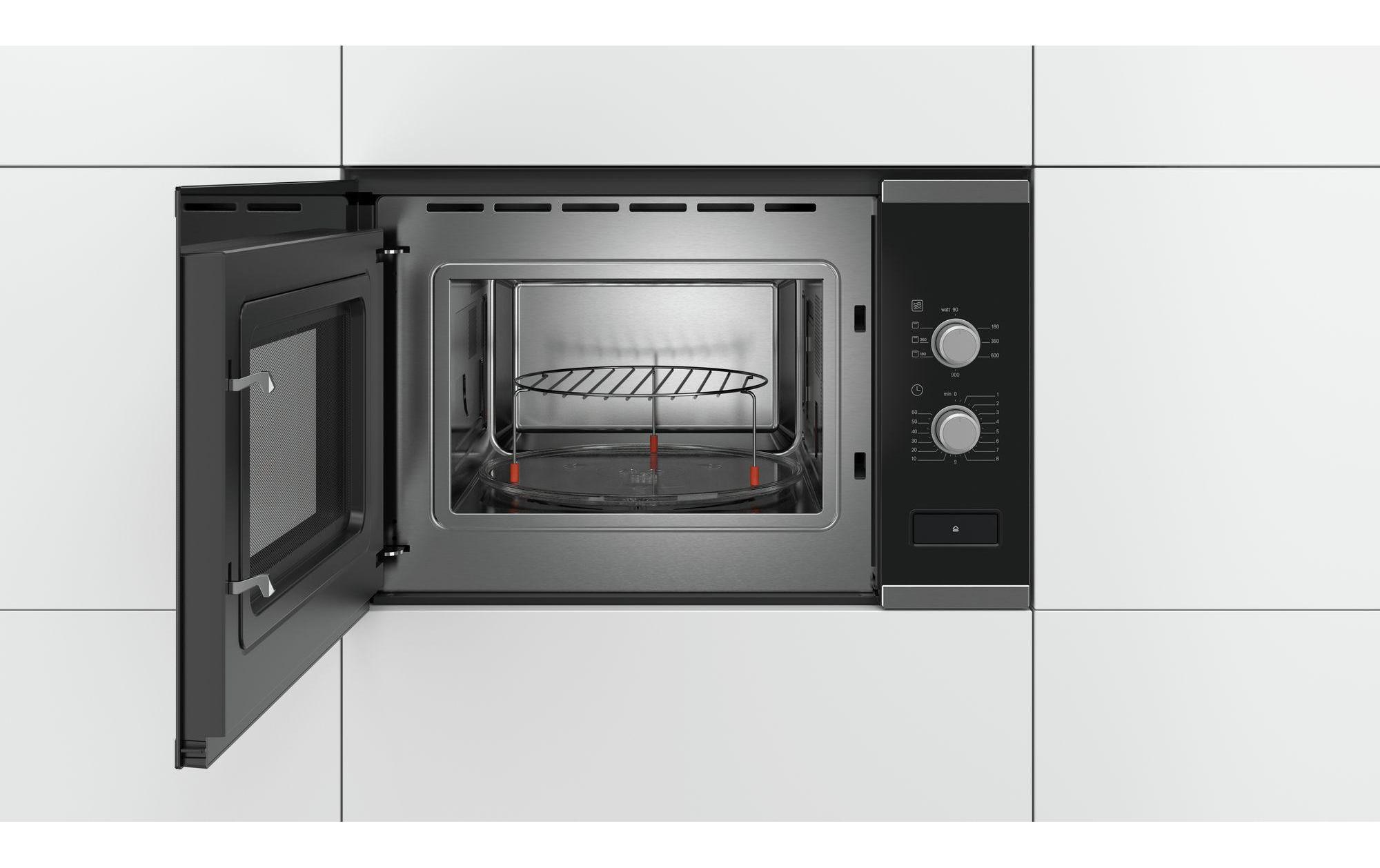 Einbaumikrowelle BEL550MS0 Schwarz/Silber<br>900 W Mikrowelle
