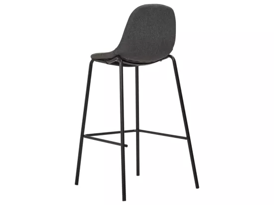 Ensemble de bar 5 pcs Tissu Gris foncé