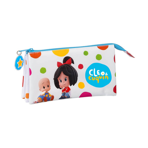 Estojo triplo Cleo & Cuquin