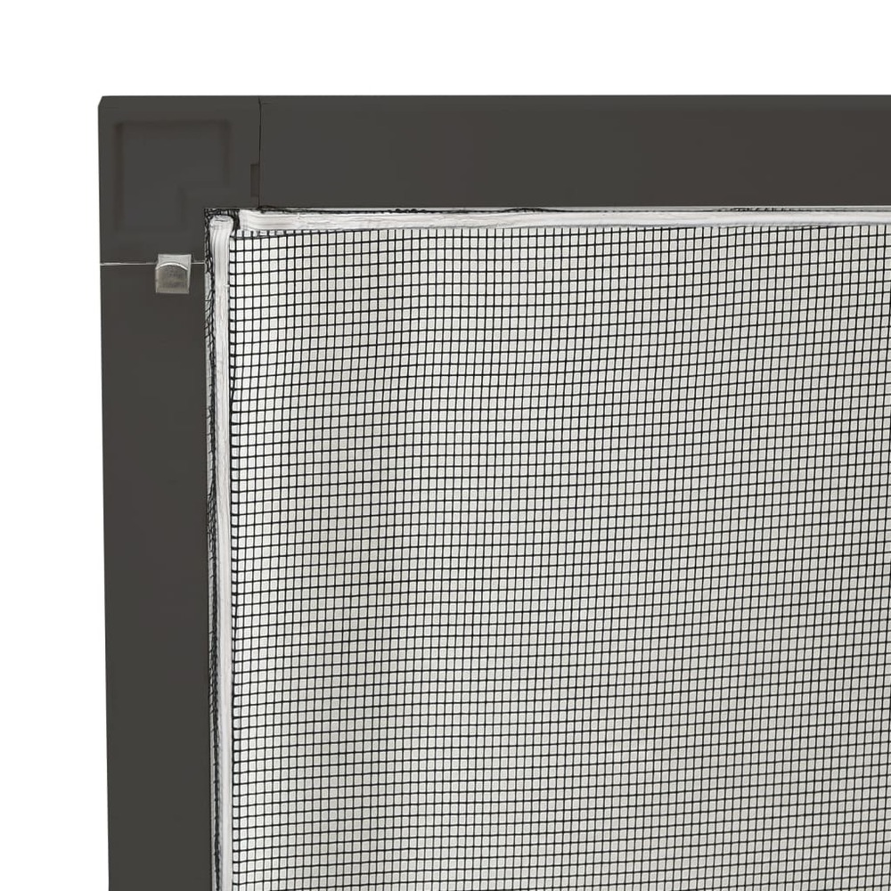 Moustiquaire pour fenêtres anthracite 90x120 cm