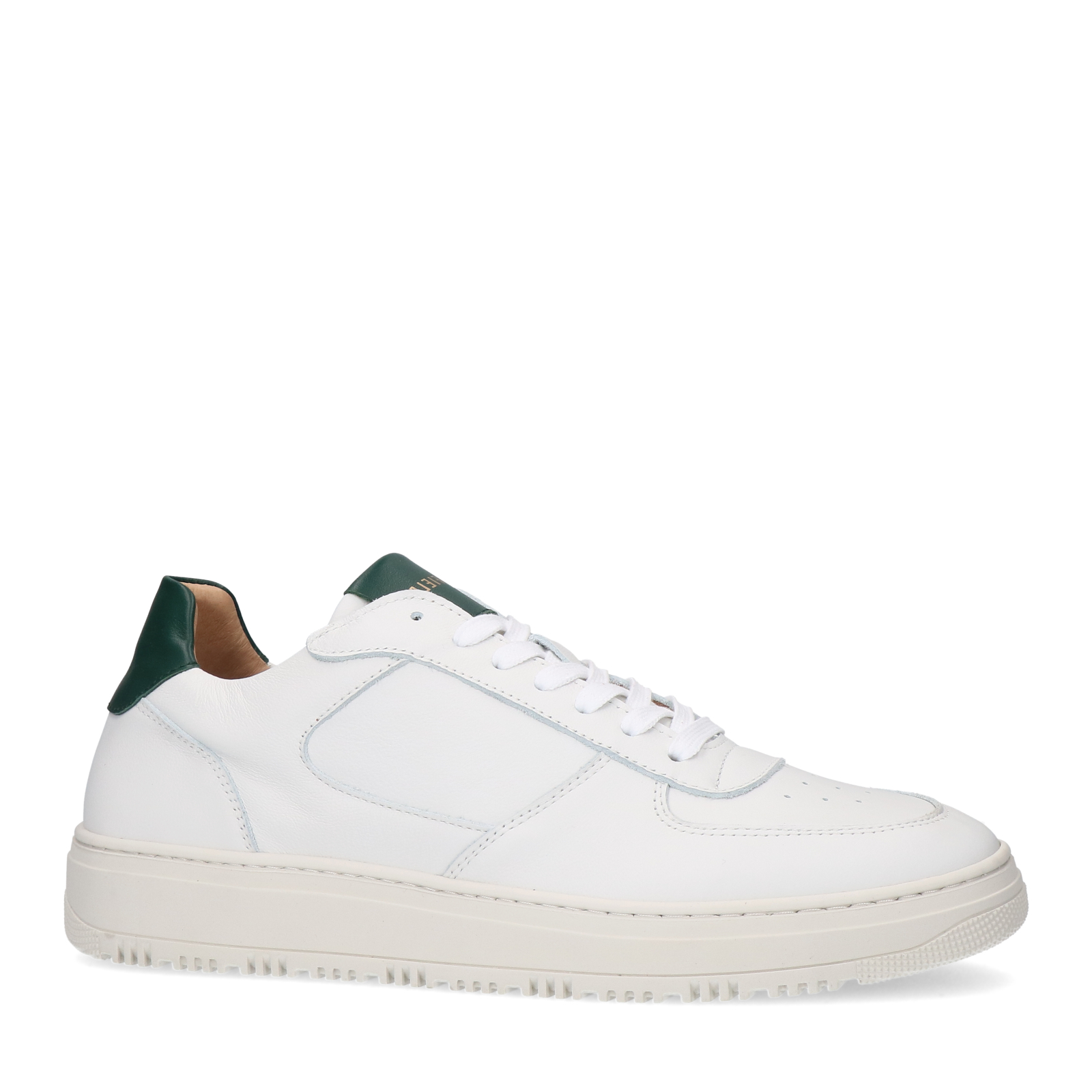 Witte leren sneakers