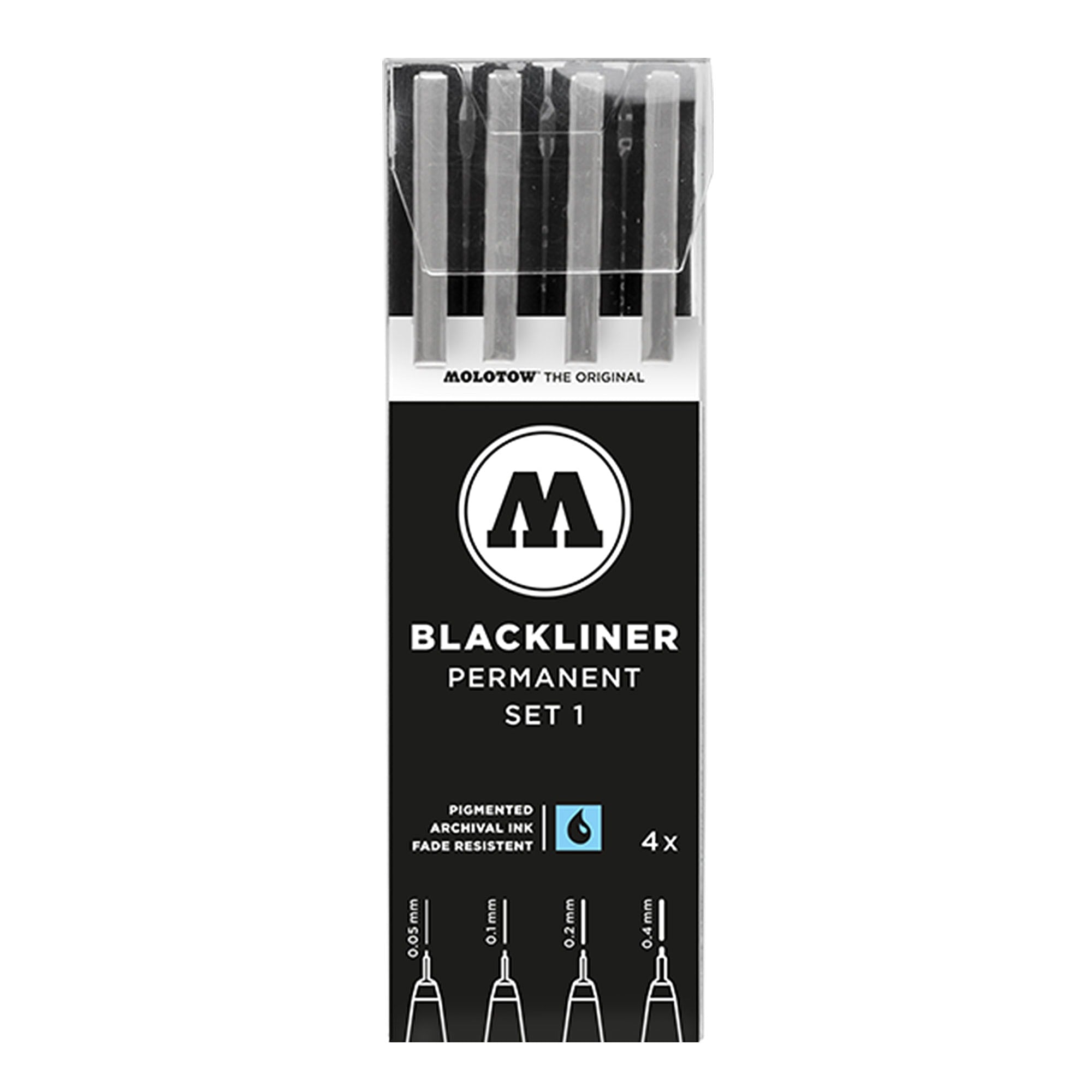 Molotow<br>blackliner set 1