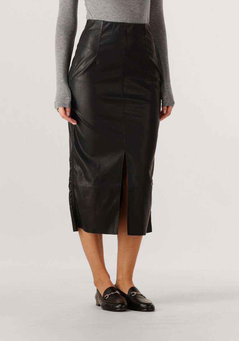 zwarte knit-ted midirok pogy